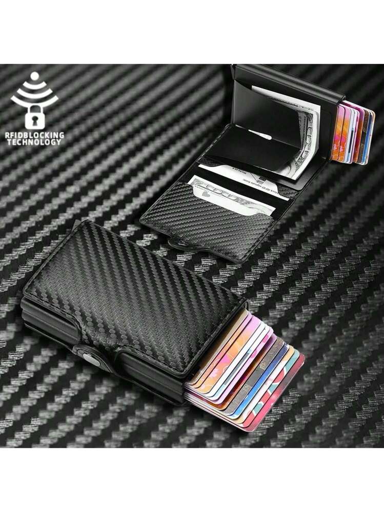 Cartera Inteligente Pop-Up con RFID – Acceso Rápido y Estilo Premium