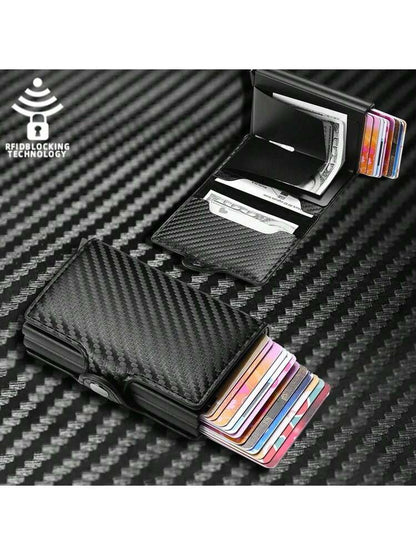 Cartera Inteligente Pop-Up con RFID – Acceso Rápido y Estilo Premium